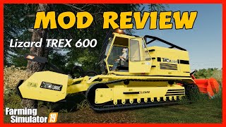 fs19 LIZARD TREX 600 Mod Review farming simulator 19 fs19modsreview ls19 [upl. by Elleiad]