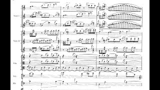 P Vasks  Symphonie for Strings quotVoicesquot SCORE VIDEO [upl. by Ymmas]