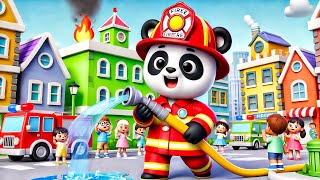 quotHeroic Panda Firefighter Saves the Day 🐼🔥  Epic Animal Rescue Adventurequot [upl. by Udale]