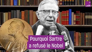 Pourquoi Sartre atil refusé le prix Nobel [upl. by Onairda249]