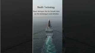 Newer Destroyers shorts militaryships stealthtechnology battleships sounds [upl. by Seuqirdor473]