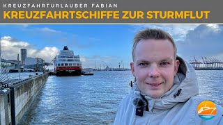 🔴 Live aus Hamburg Sturmflut und die Auswirkungen für die Kreuzfahrtschiffe 🔴 [upl. by Sivram]