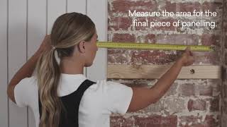 How to install panels on Brick or Block Walls [upl. by Bronnie]