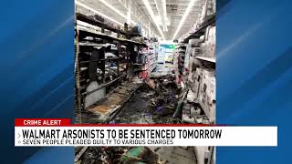 Seven charged with setting Walmart fires to be sentenced Friday  NBC 15 WPMI [upl. by Paluas455]