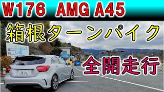 【AMG A45】箱根ターンパイク全開走行 箱根峠でのA45の実力 [upl. by Biebel]