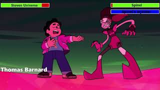 Steven Universe The Movie 2019 Final Battle with healthbars 22 [upl. by Halik]