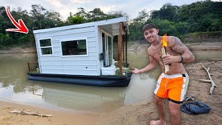 Overnight on the House Boat on the DEADLIEST River in Texas [upl. by Aleyam]