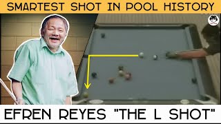 Efren Reyes Smartest amp Most Amazing Shot in Pool History [upl. by Gustave]