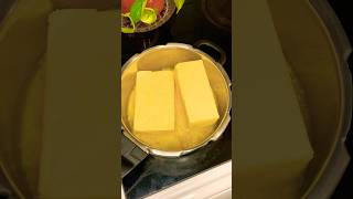 Ghee from Unsalted Butter quickrecipe clarifiedbutter viralshort foodblogger [upl. by Joly]