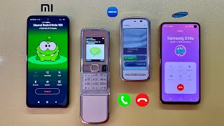 Nokia 8800 Vs Nokia 5230 Incoming Call  Outgoing Call Samsung Galaxy S10eXIAOMI Redmi Note 10S [upl. by Hieronymus]