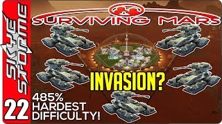 Surviving Mars Gameplay Ep 22 ►INVASION◀ 485 HARDEST DIFFICULTY PLAYTHROUGH [upl. by Dannica]