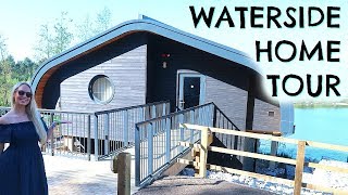 LUXURY LODGE HOME TOUR OF CENTER PARCS WATERSIDE LODGE  VACATION HOUSE TOUR  EMILY NORRIS [upl. by Rehpotsyrhc]