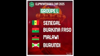 Éliminatoires Can 2025  analyse groupe du Sénégal 🇸🇳 [upl. by Besse]