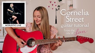 Taylor Swift Cornelia Street Guitar Tutorial Live from City of Lover💗  Nena Shelby [upl. by Taite]