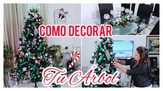 COMO DECORAR Y RELLENAR EL ÁRBOL DE NAVIDAD  FACIL Y SIN GASTAR TANTO🎄 arboldenavidad [upl. by Cilo]