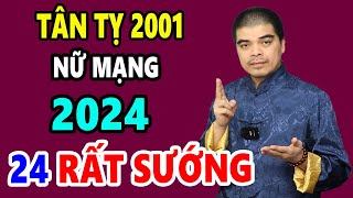 Tử vi tuổi TÂN TỴ 2001 Nữ MẠNG năm 2024 THẦN TÀI THEO CHÂN ĐỔI ĐỜI THÀNH ĐẠI GIA [upl. by Thielen676]