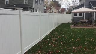 Lowes Vinyl Fence Review Freedom 6 [upl. by Rraval499]