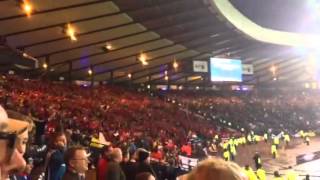 Belgian fans singing Loch Lomond [upl. by Buxton]