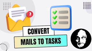 8 ways to Convert mails to tasks  Stop Flagging Mails  efficiency365 [upl. by Eicnan422]