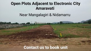 Open plots near Electronic City Amaravati and Mangalagiri National Highway  Contact 9110344201 [upl. by King]