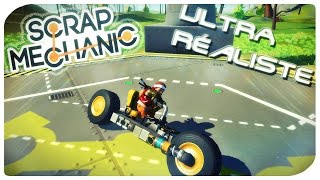 Scrap Mechanic FR  Lets build  MOTO AU COMPORTEMENT RÉALISTE [upl. by Dempster]