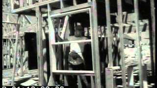 1950s newsreel about the building of suburbia in Levittown [upl. by Tiat434]