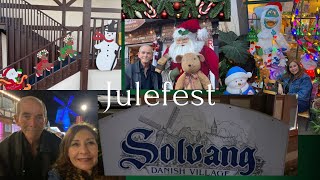 Christmas in Solvang Winter Wonderland and lights 2023🎄☃️❄️ [upl. by Nylareg]