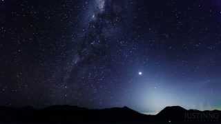 Rare Zodiacal Light  Milky Way Backlight 3 Volcanoes  Timelapse Video [upl. by Elayor]