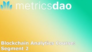 Blockchain Analytics Course Segment 2  Querying Ethereum Using Flipside Crypto [upl. by Araas]