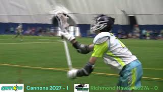 Cannons 2027 vs Richmond Hawks 2027A [upl. by Sisenej227]