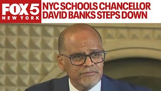 NYC Schools Chancellor David Banks steps down early amid investigations [upl. by Eniroc]