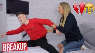 BREAK UP PRANK ON MY GIRLFRIEND GONE WRONG [upl. by Htebazila]