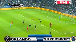 Orlando pirates vs Supersport united  Betway premiership live match watch along side [upl. by Araihc]