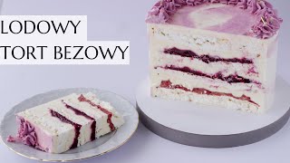 Lodowy tort bezowy Tynk na śmietance i mascarpone [upl. by Dorise]