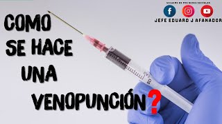 Aprende a realizar una VENOPUNCIÓN Fácil💉Toma de Muestra Sanguínea [upl. by Lainahtan]