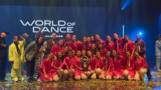 Woodrose Dance Crew Second Place World of Dance Philippines March 10 2024 [upl. by Assennev]