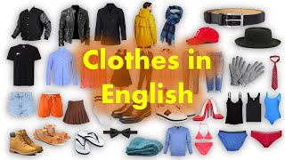 Learn English Clothes Vocabulary  Clothes Names with Pictures [upl. by Buchanan]