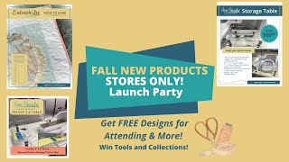 NEW FALL DESIGNS QUILTING TABLES SALES amp AMAZING EDGE TO EDGE DESIGNS [upl. by Tteragram]