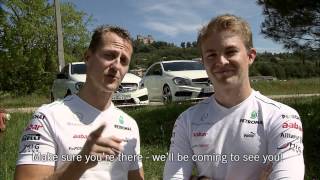 Nico Rosberg Trailer Hockenheim GP with Michael Schumacher [upl. by Hatti370]