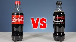 Experiment Coca Cola vs Coca Cola Zero [upl. by Seldon]