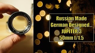 Portrait of a Soviet Lens JUPITER 3  50mm f15 [upl. by Derril]