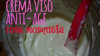 crema viso rosa mosqueta idratante e anti age fai da te [upl. by Sami366]