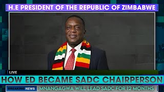 How Mnangagwa became Chairperson of SADC [upl. by Attirehs]