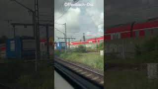 OffenbachOst Vorbeifahrt RB146RE50➡️Fulda regionalbahn shorts [upl. by Choo]