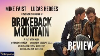 Brokeback Mountain with Mike Faist amp Lucas Hedges theatre review with photos [upl. by Edijabab]