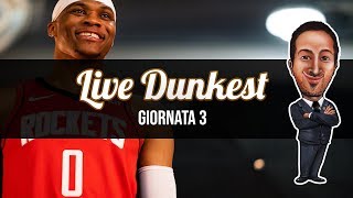 LIVE DUNKEST  G3 perché stiamo snobbando Westbrook [upl. by Atal]