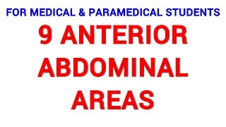 ABDOMINAL AREAS  CLINICAL LAB [upl. by Cirdor]