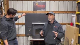 Breckwell P22i Pellet Stove Proof of Fire POF and HighLimit Sensor Replacement Tutorial [upl. by Artiek310]