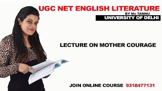 GERMAN LITERATURESPECIAL LECTURE ON MOTHER COURAGE [upl. by Dredi]