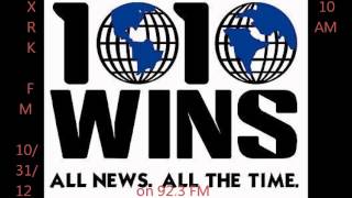 1010 WINS Sandy Coverage on WXRK quot923 Nowquot 103112 [upl. by Nhabois]